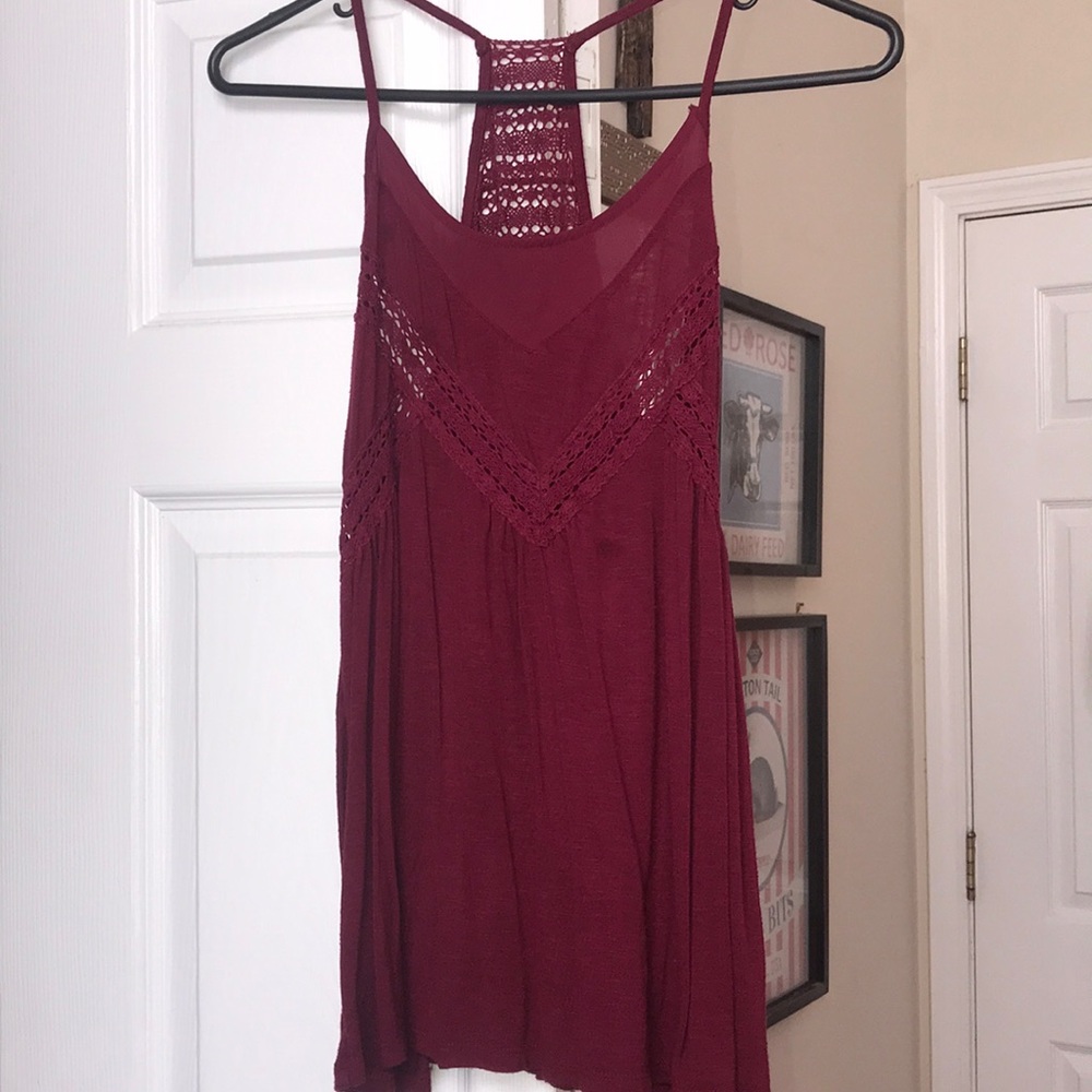 Maroon Tank Top